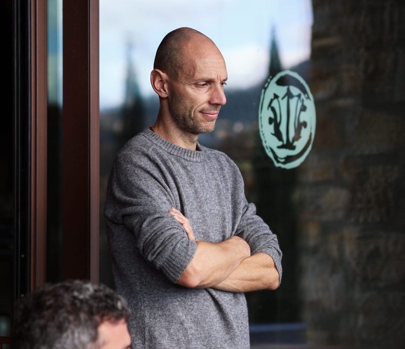 Marco Tait in grey shirt